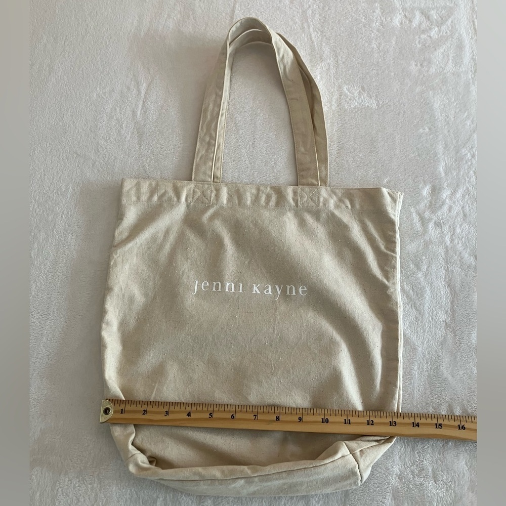 Jenni Kayne Small Canvas Shopping Tote Logo - Picture 17 of 17